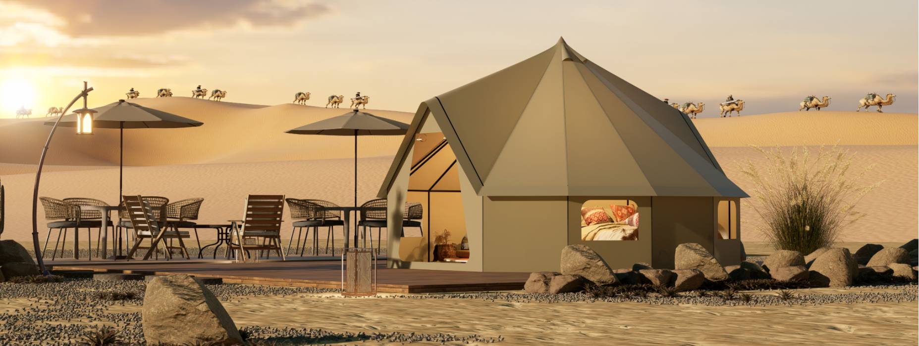 秀山露营酒店帐篷产品